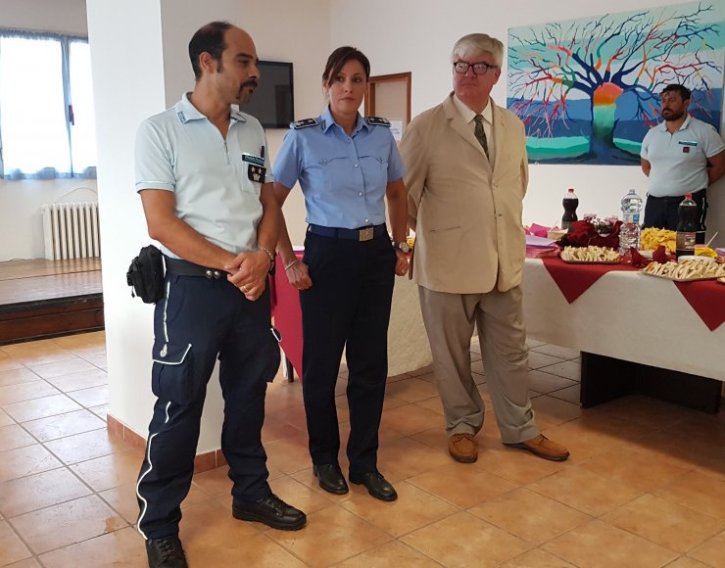 11 settembre 2018 Carcere di Vicenza- Saluti al Commissario della PP.PP. Marialuisa Alessi